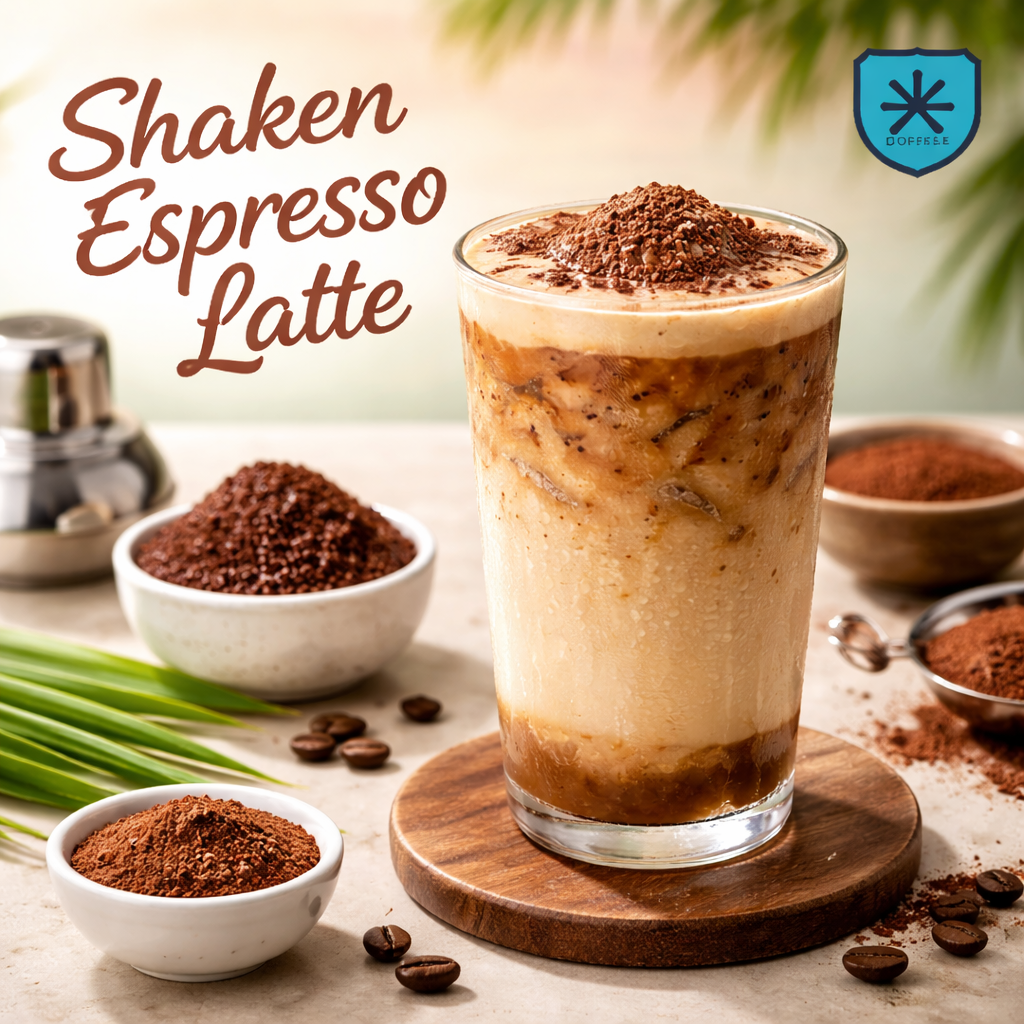 Shaken Espresso Latte Djournal Coffee